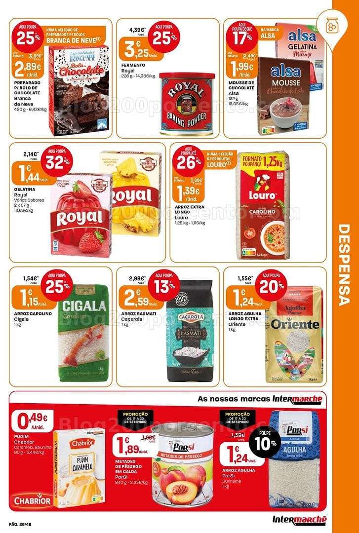 Antevisão Folheto INTERMARCHÉ Super Promoções de 17 a 23 setembro
