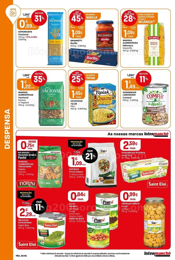 Antevisão Folheto INTERMARCHÉ Super Promoções de 17 a 23 setembro