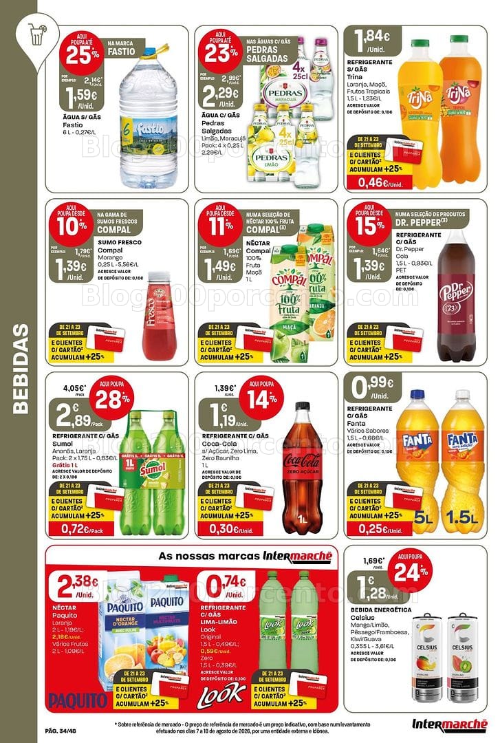 Antevisão Folheto INTERMARCHÉ Super Promoções de 17 a 23 setembro