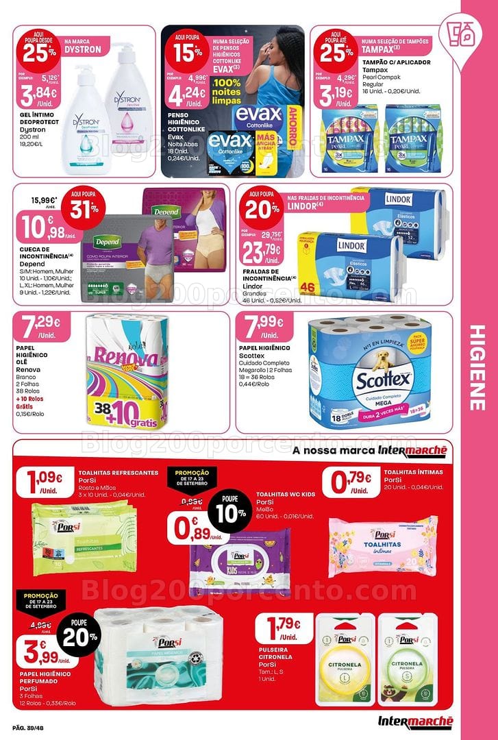 Antevisão Folheto INTERMARCHÉ Super Promoções de 17 a 23 setembro