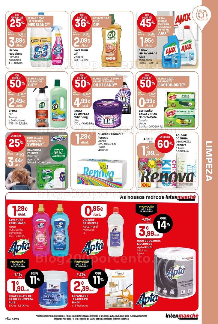 Antevisão Folheto INTERMARCHÉ Super Promoções de 17 a 23 setembro