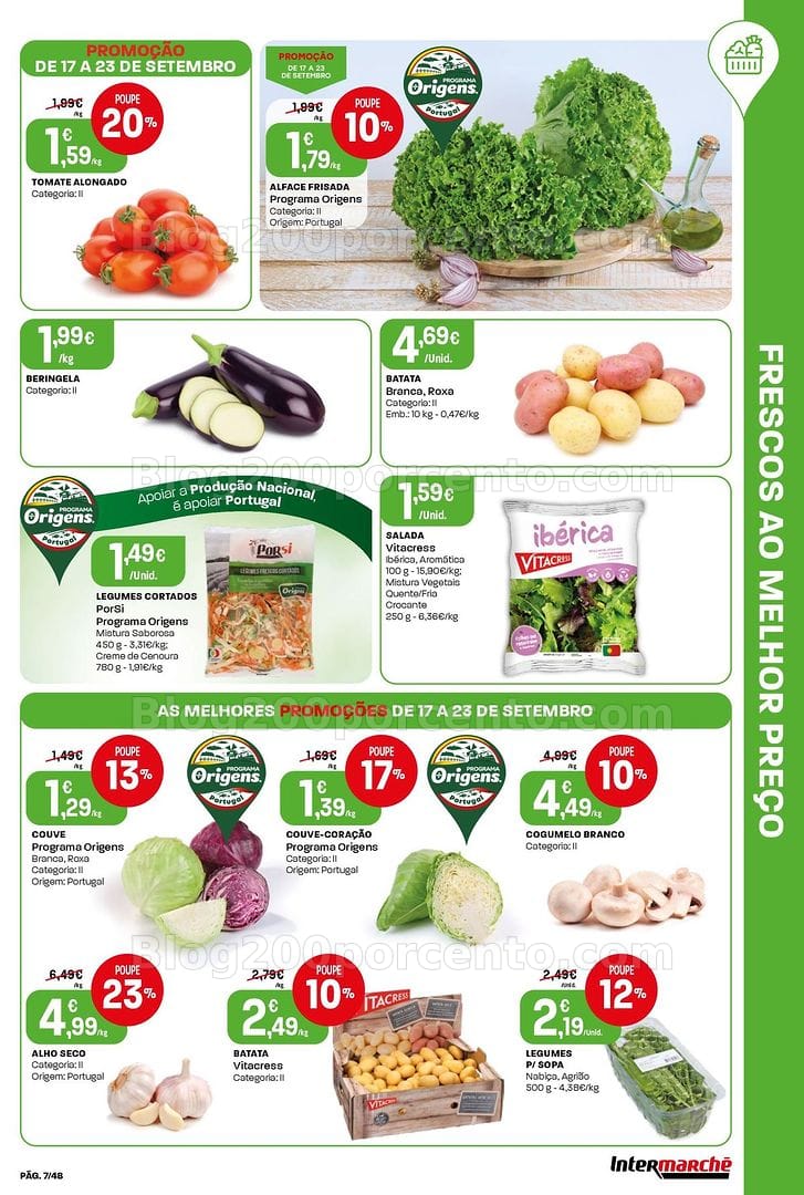 Antevisão Folheto INTERMARCHÉ Super Promoções de 17 a 23 setembro