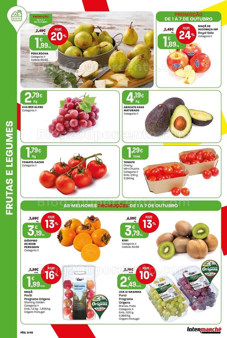 Antevisão Folheto INTERMARCHÉ Super Promoções de 1 a 7 outubro