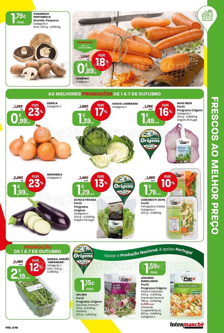 Antevisão Folheto INTERMARCHÉ Super Promoções de 1 a 7 outubro