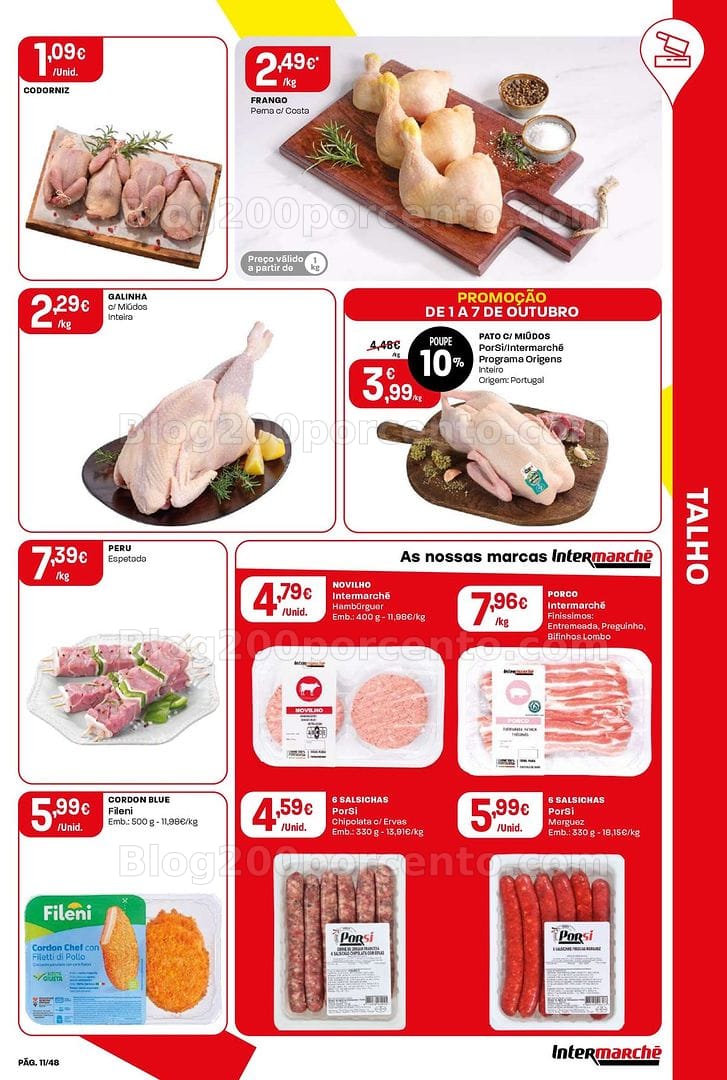 Antevisão Folheto INTERMARCHÉ Super Promoções de 1 a 7 outubro