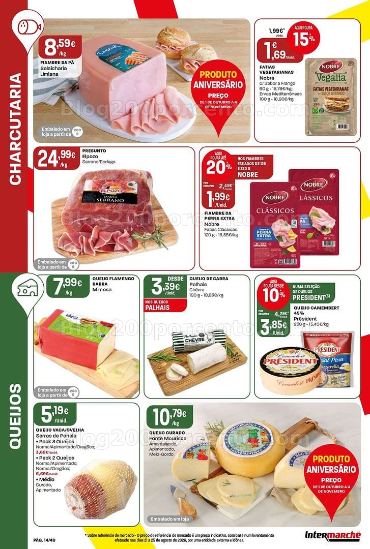 Antevisão Folheto INTERMARCHÉ Super Promoções de 1 a 7 outubro