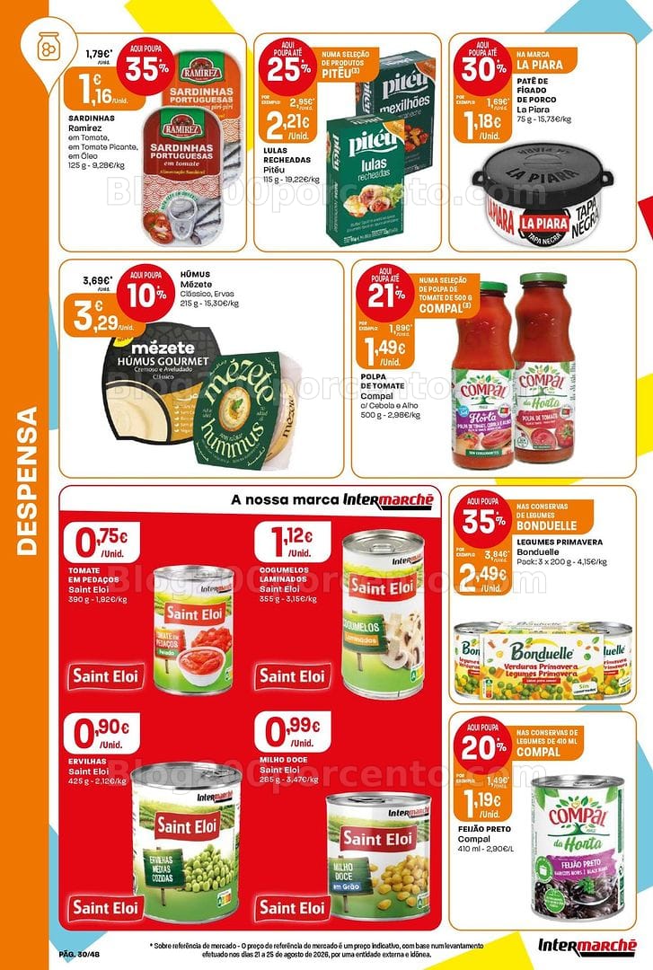 Antevisão Folheto INTERMARCHÉ Super Promoções de 1 a 7 outubro