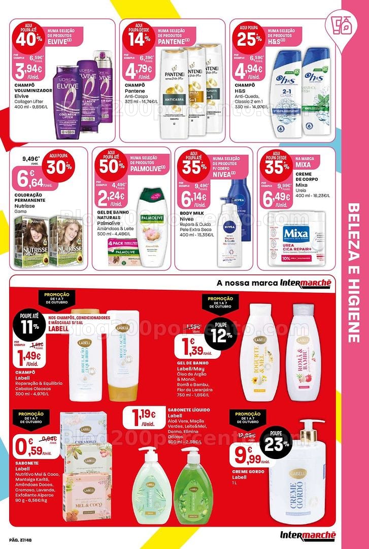 Antevisão Folheto INTERMARCHÉ Super Promoções de 1 a 7 outubro
