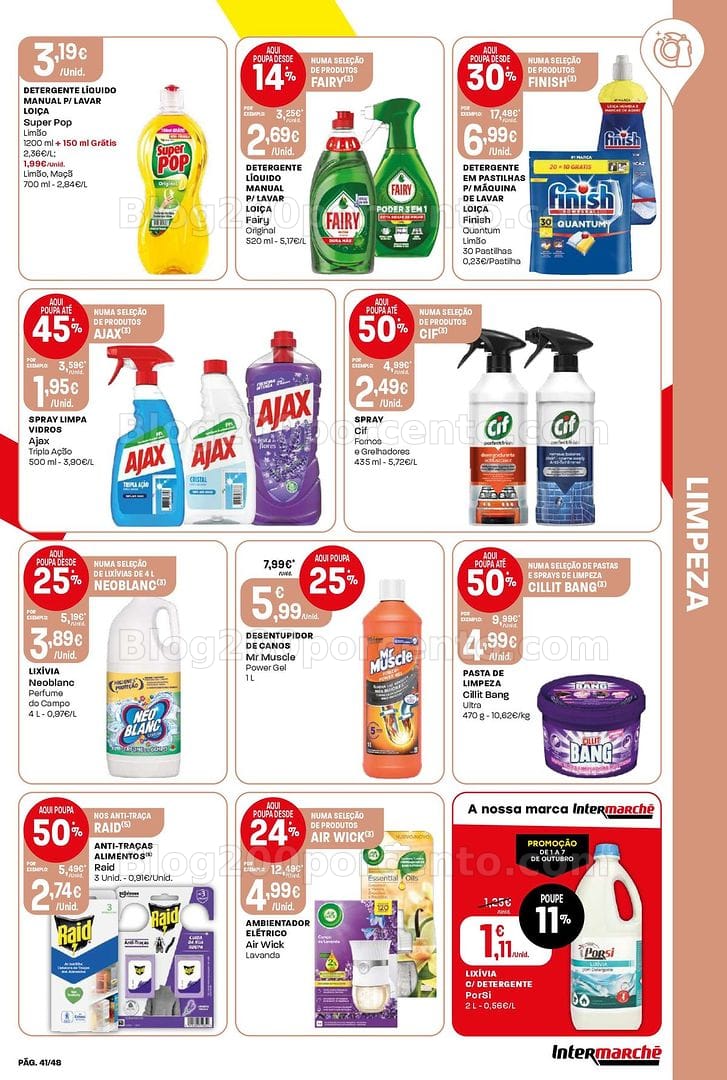 Antevisão Folheto INTERMARCHÉ Super Promoções de 1 a 7 outubro