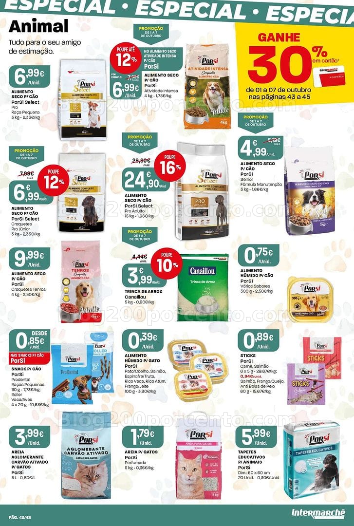Antevisão Folheto INTERMARCHÉ Super Promoções de 1 a 7 outubro
