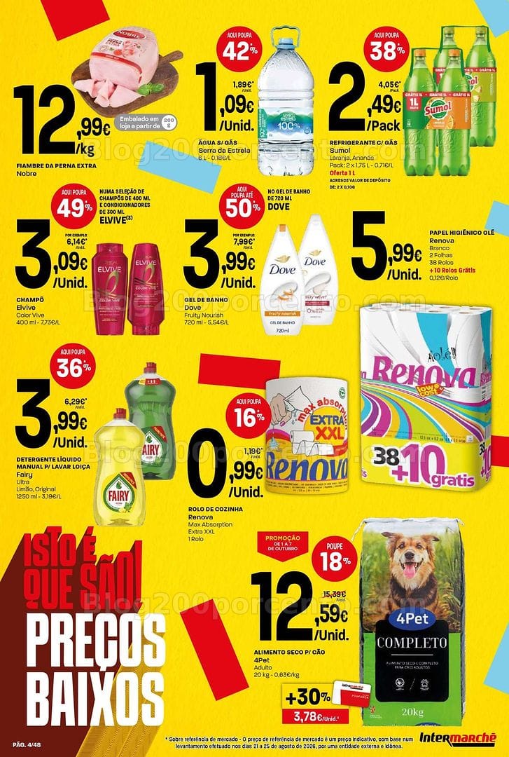 Antevisão Folheto INTERMARCHÉ Super Promoções de 1 a 7 outubro