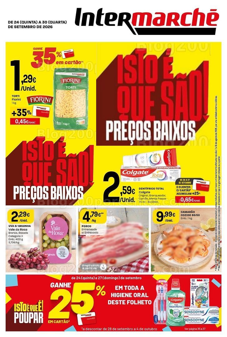 Antevisão Folheto INTERMARCHÉ Super Promoções de 24 a 30 setembro