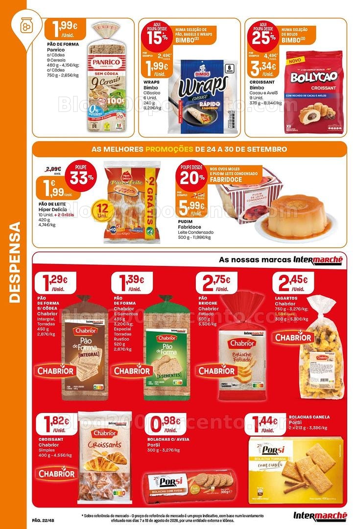 Antevisão Folheto INTERMARCHÉ Super Promoções de 24 a 30 setembro