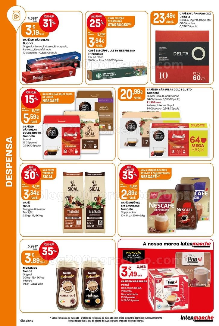 Antevisão Folheto INTERMARCHÉ Super Promoções de 24 a 30 setembro