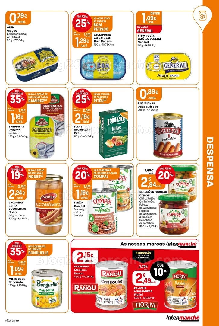 Antevisão Folheto INTERMARCHÉ Super Promoções de 24 a 30 setembro