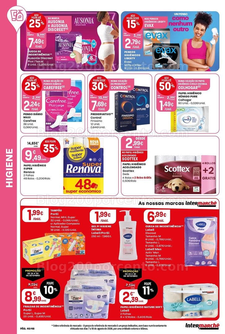 Antevisão Folheto INTERMARCHÉ Super Promoções de 24 a 30 setembro