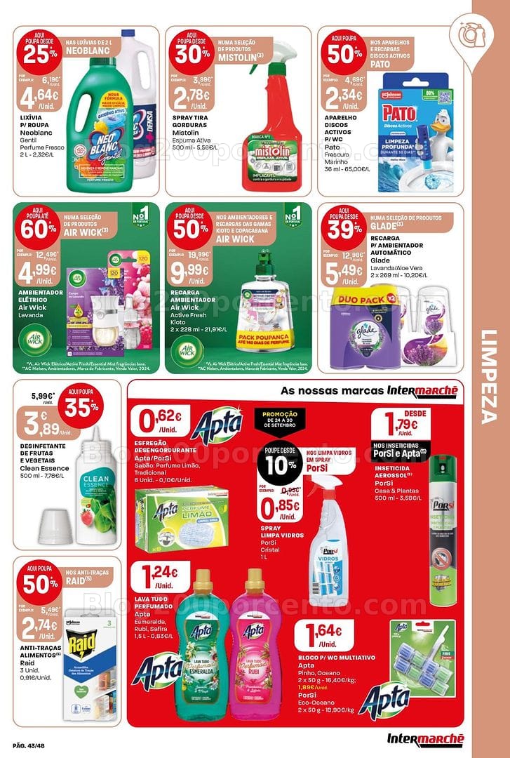 Antevisão Folheto INTERMARCHÉ Super Promoções de 24 a 30 setembro