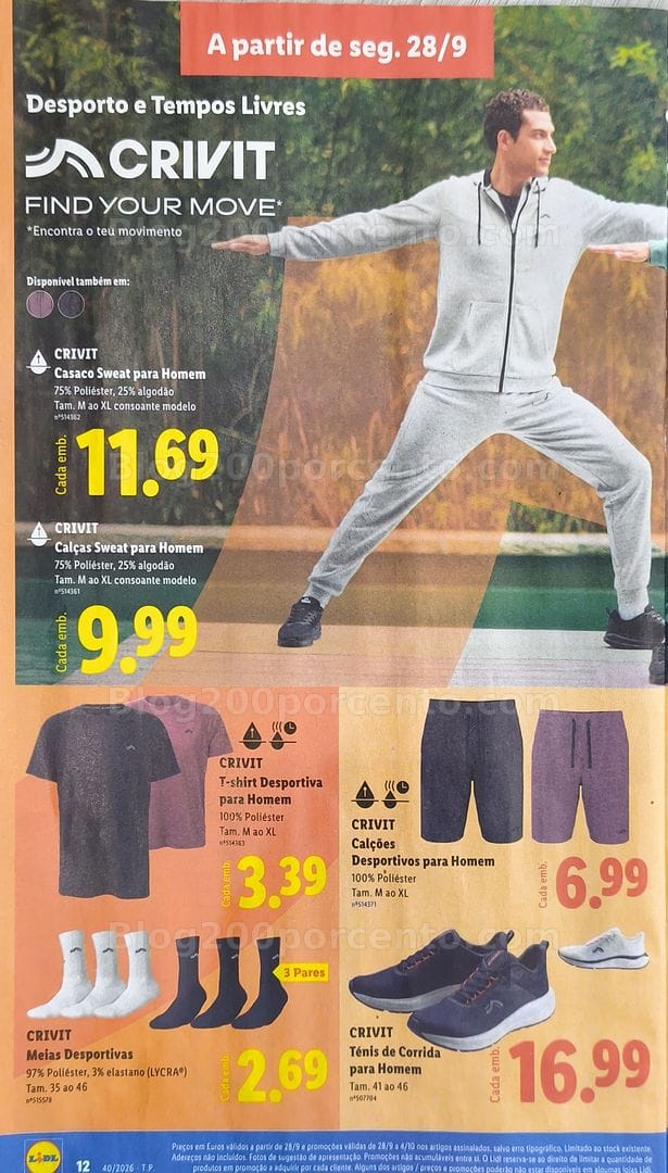 Antevisão Folheto LIDL Bazar Promoções de 28 setembro a 8 outubro