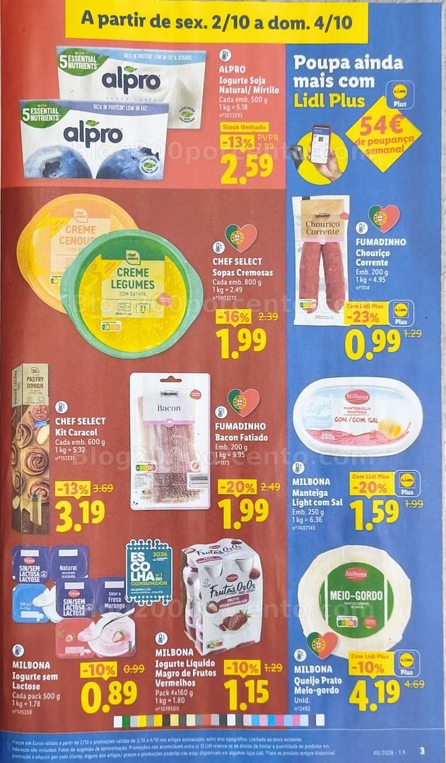 Antevisão Folheto LIDL Promoções de 28 setembro a 4 outubro
