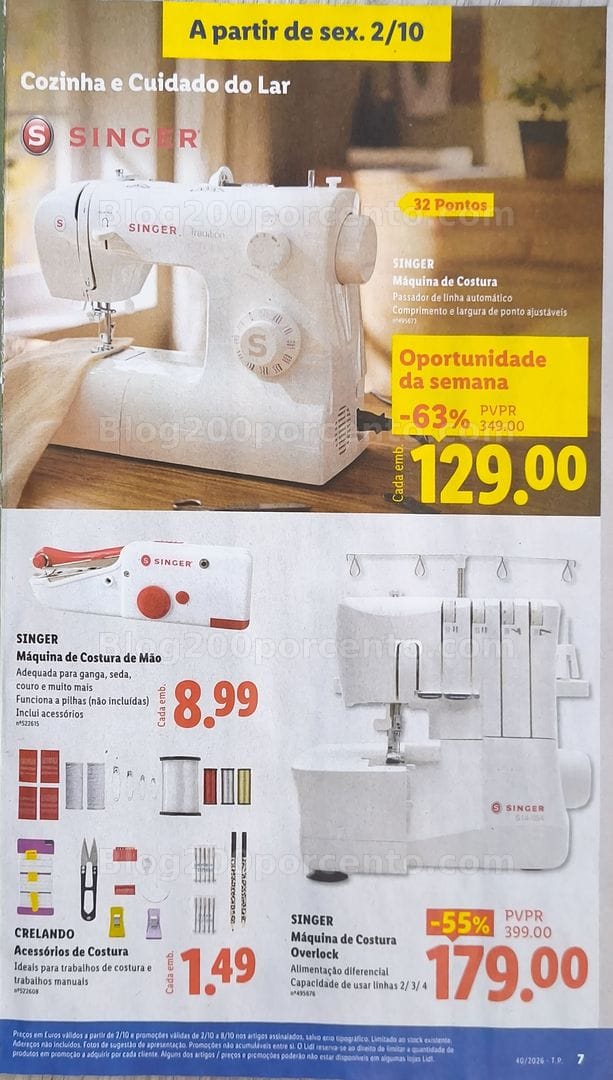 Antevisão Folheto LIDL Bazar Promoções de 2 a 8 outubro