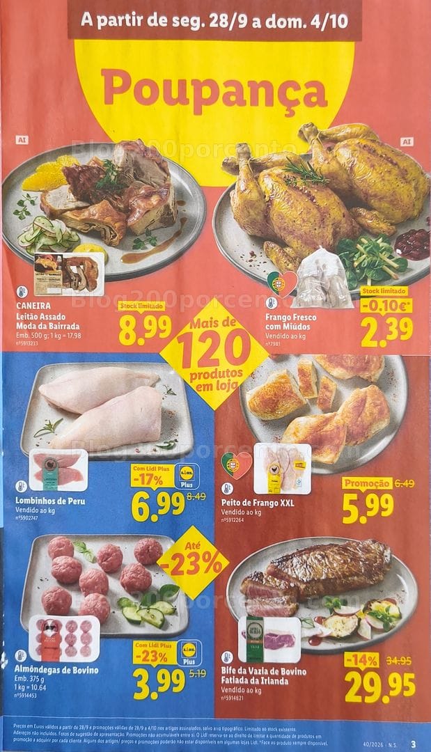 Antevisão Folheto LIDL Promoções de 28 setembro a 4 outubro