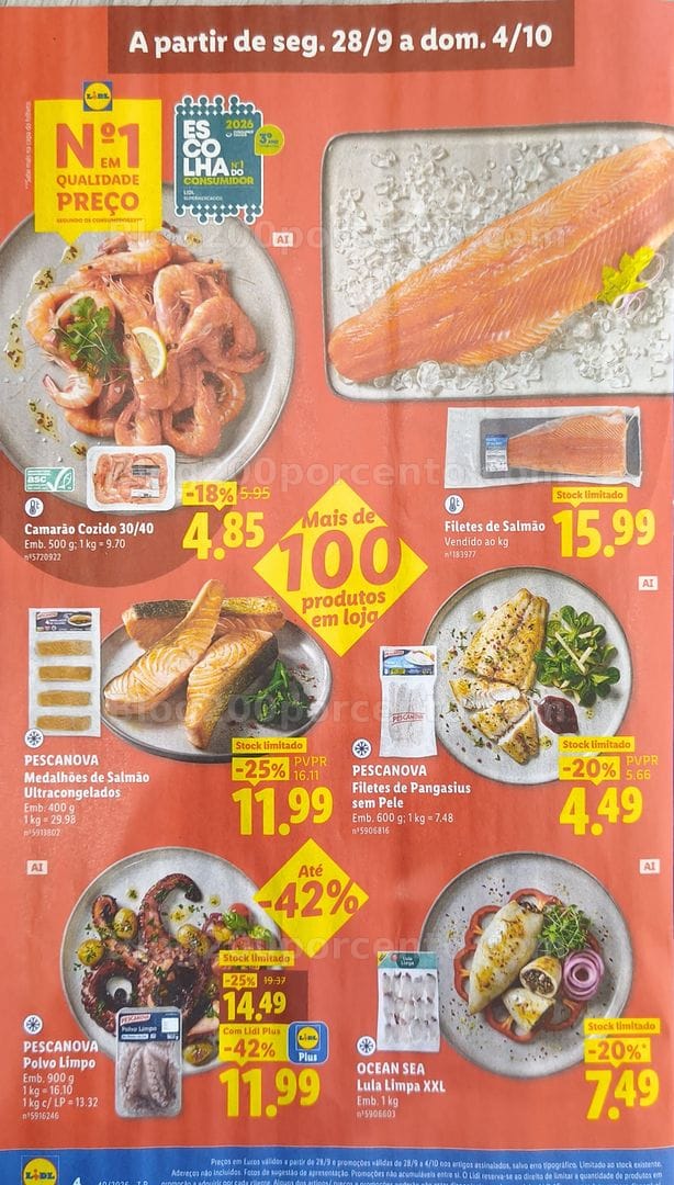 Antevisão Folheto LIDL Promoções de 28 setembro a 4 outubro