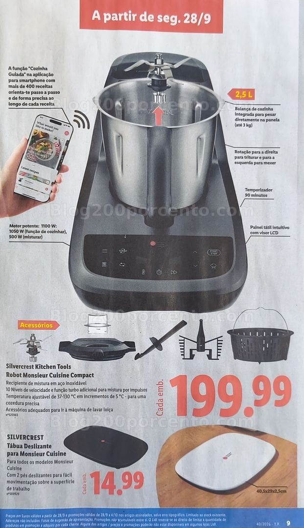 Antevisão Folheto LIDL Bazar Promoções de 28 setembro a 8 outubro