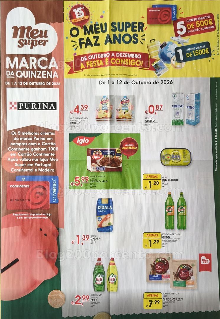 Antevisão Folheto MEU SUPER Promoções de 1 a 12 outubro
