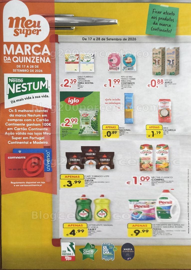 Antevisão Folheto MEU SUPER Promoções de 17 a 28 setembro