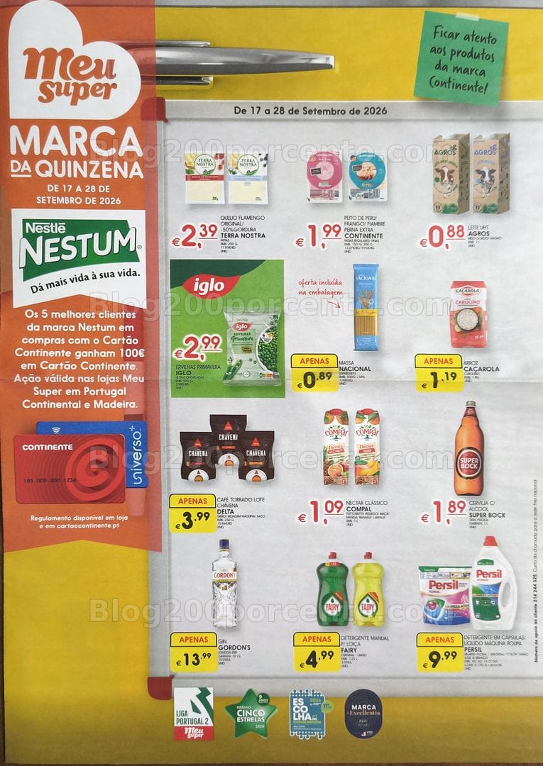 Antevisão Folheto MEU SUPER Promoções de 17 a 28 setembro