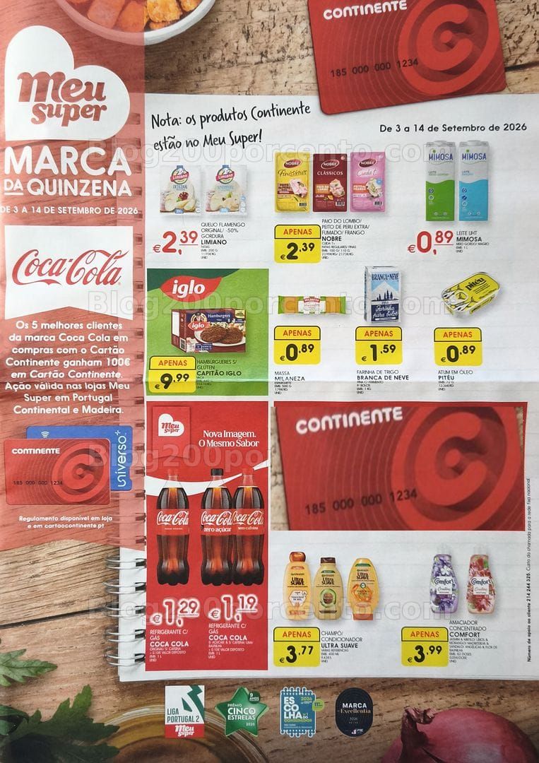 Antevisão Folheto MEU SUPER Promoções de 3 a 14 setembro