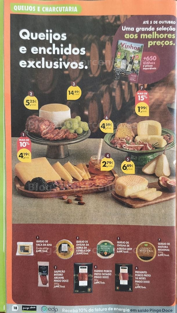 Antevisão Folheto PINGO DOCE Promoções de 15 a 21 setembro