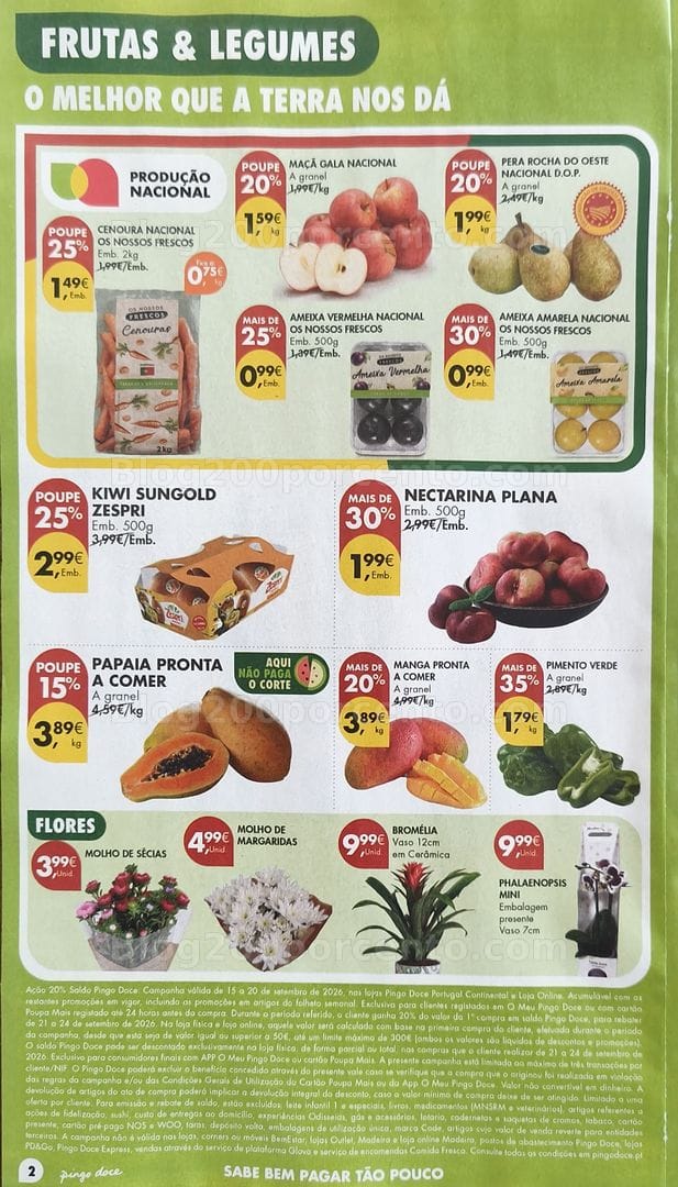 Antevisão Folheto PINGO DOCE Promoções de 15 a 21 setembro