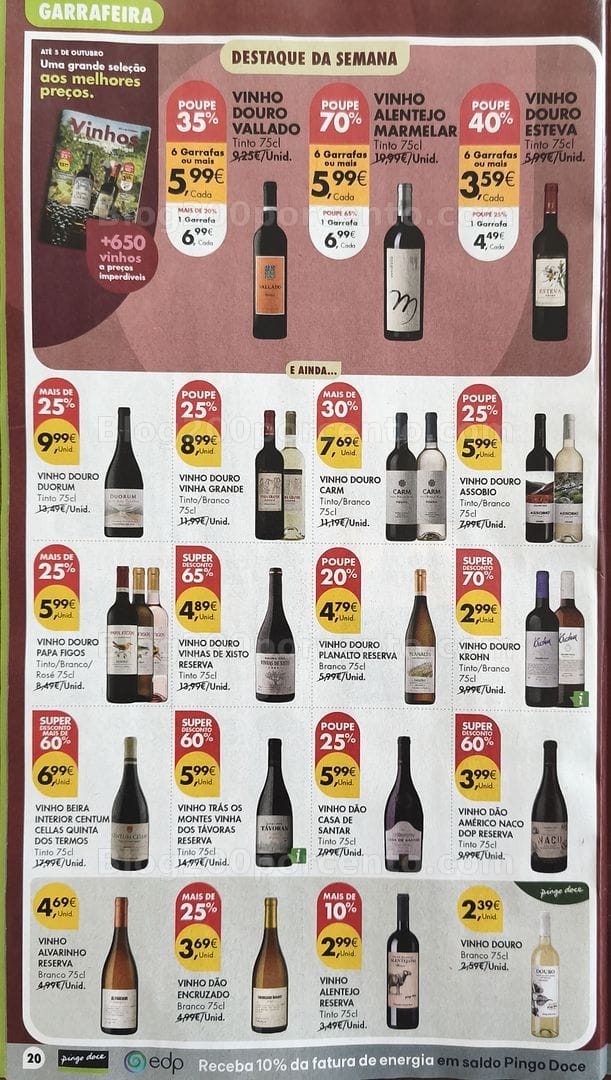 Antevisão Folheto PINGO DOCE Promoções de 15 a 21 setembro