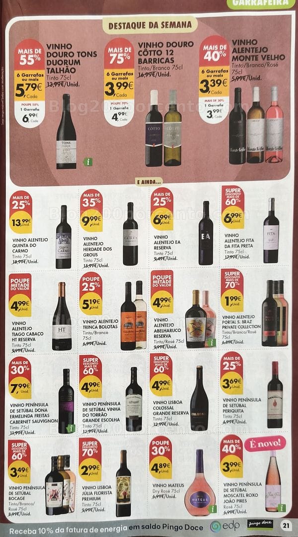 Antevisão Folheto PINGO DOCE Promoções de 15 a 21 setembro