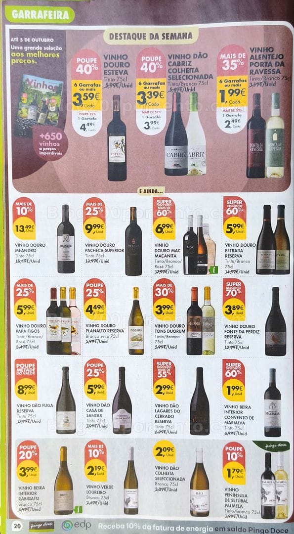 Antevisão Folheto PINGO DOCE Promoções de 22 a 28 setembro
