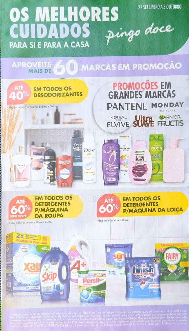 Antevisão Folheto PINGO DOCE Higiene e Beleza Promoções de 22 setembro a 4 outubro