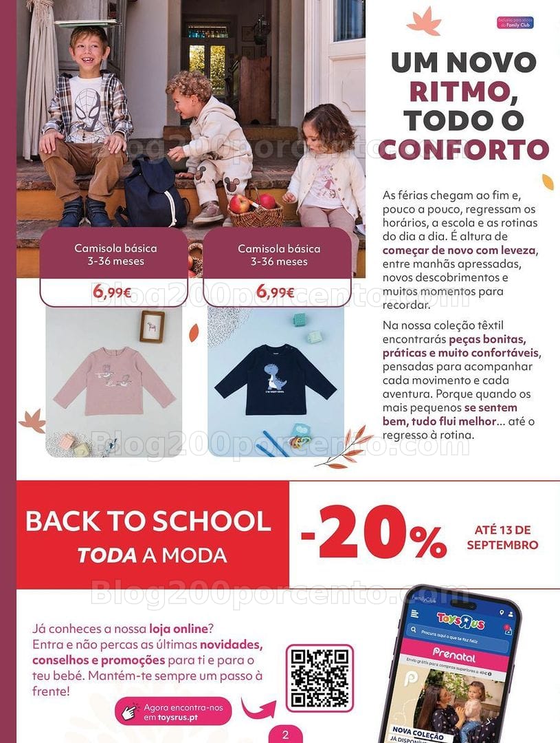 Antevisão Folheto PRÉNATAL Regresso à Escola Promoções de 3 a 23 setembro