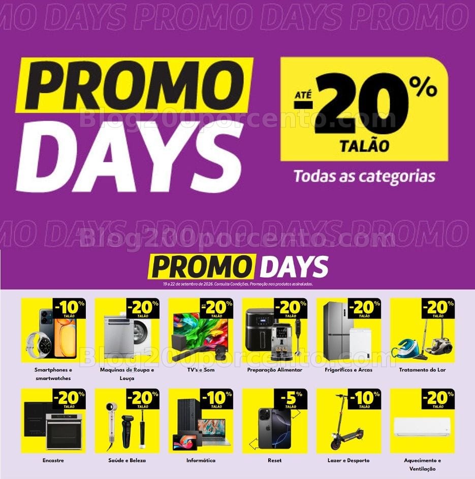 Antevisão Folheto RADIO POPULAR Promoções Fim de Semana - 19 a 22 setembro