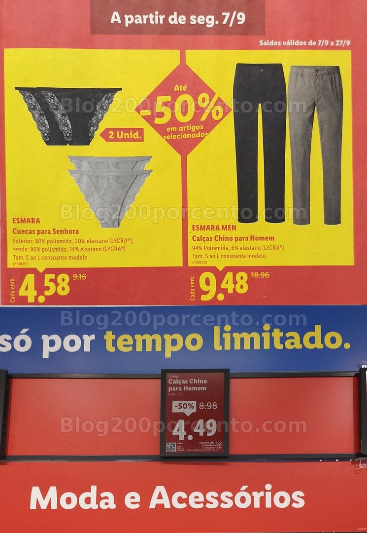 ALERTA - Avistamentos Saldos LIDL Promoções até 50% de 7 a 27 setembro
