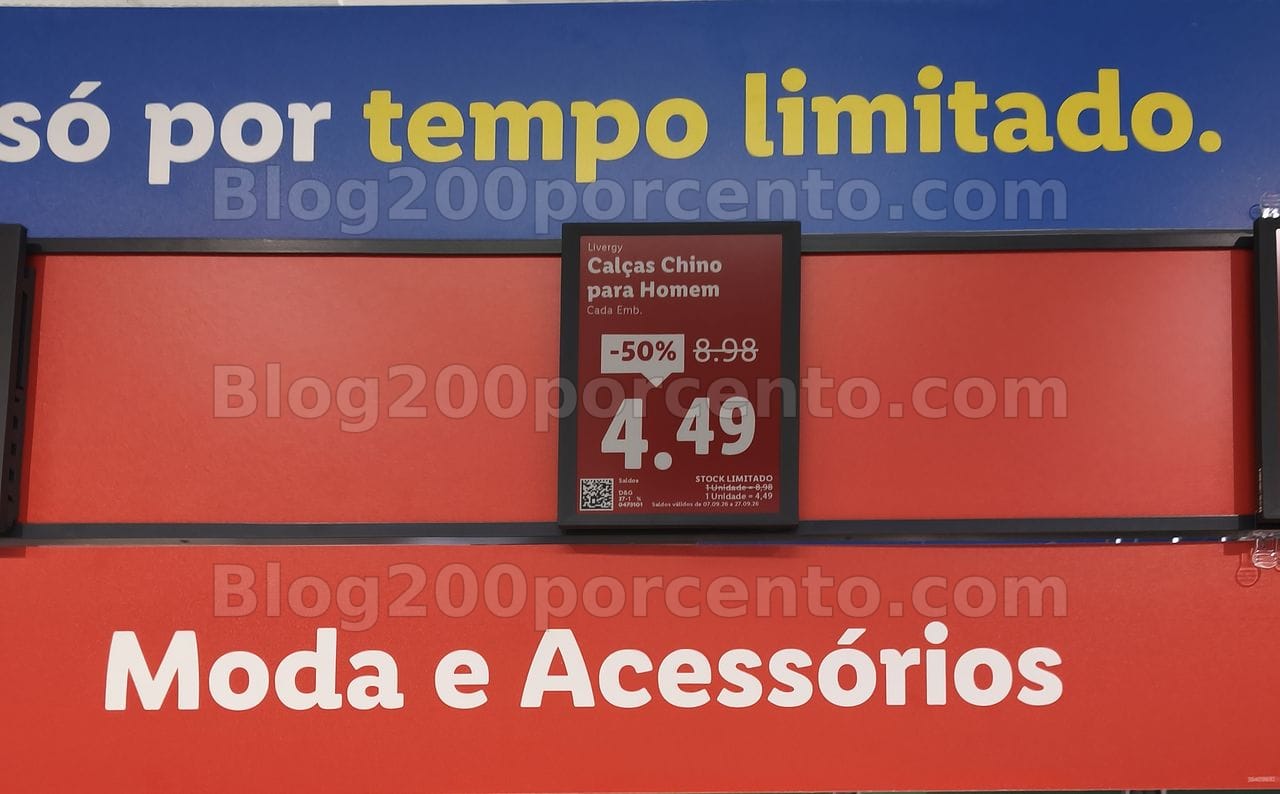 ALERTA - Avistamentos Saldos LIDL Promoções até 50% de 7 a 27 setembro