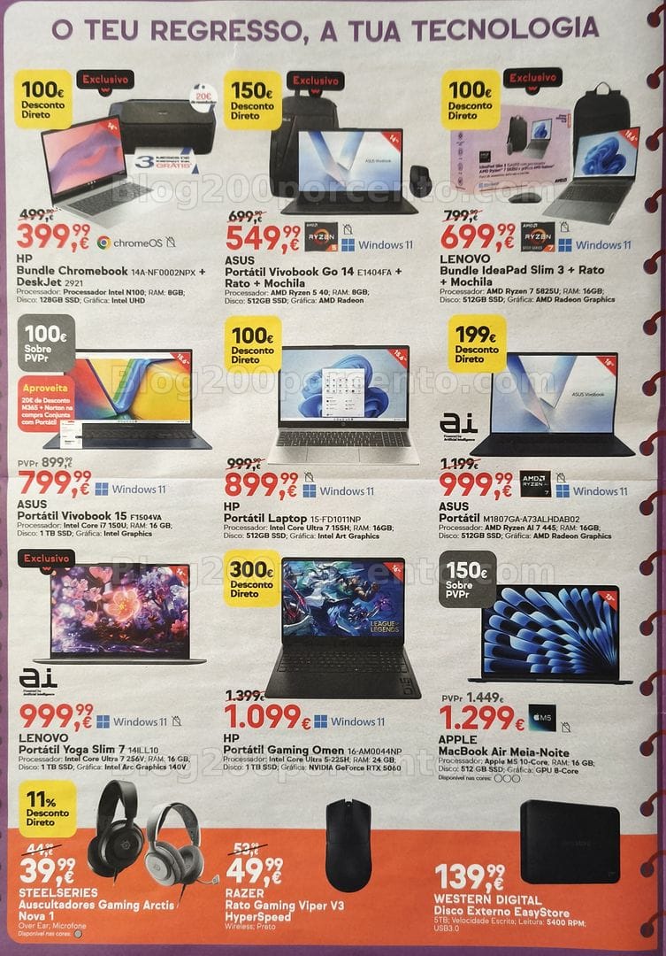Antevisão Folheto WORTEN Promoções de 1 a 14 setembro