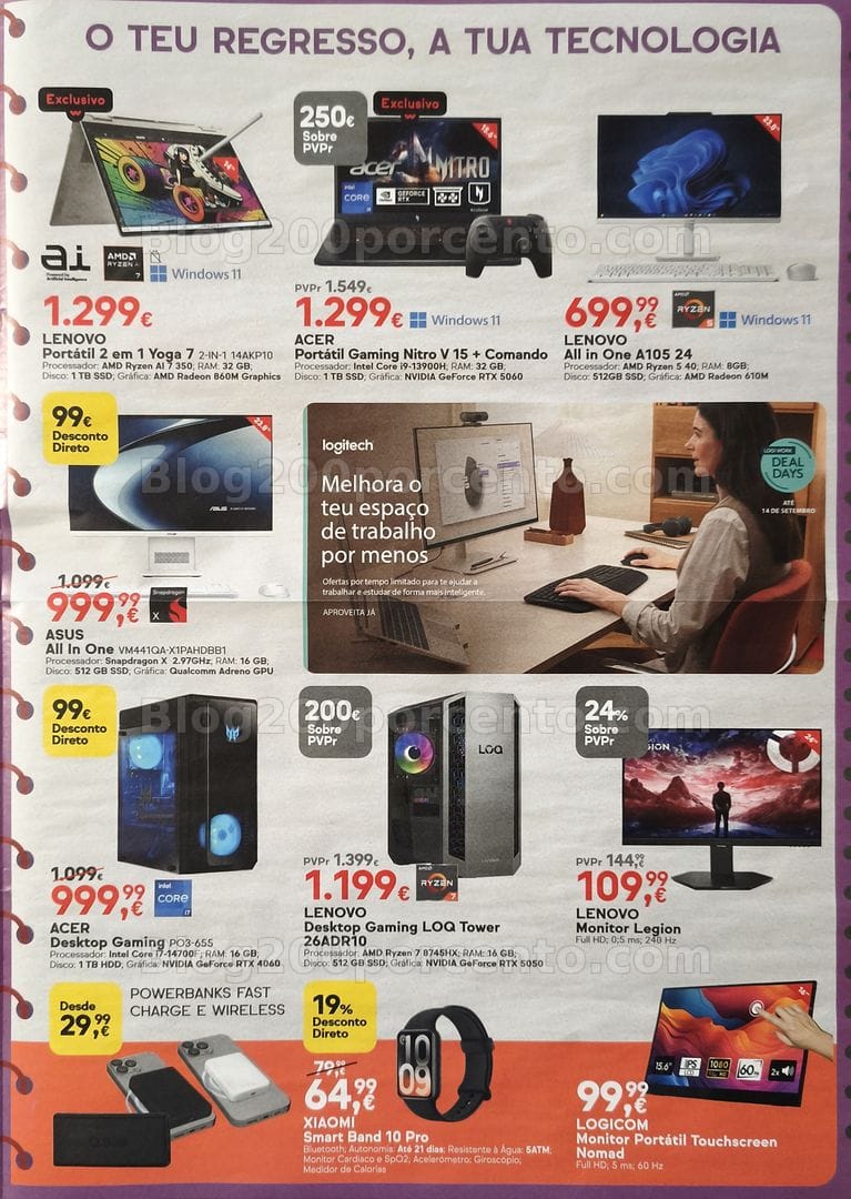 Antevisão Folheto WORTEN Promoções de 1 a 14 setembro