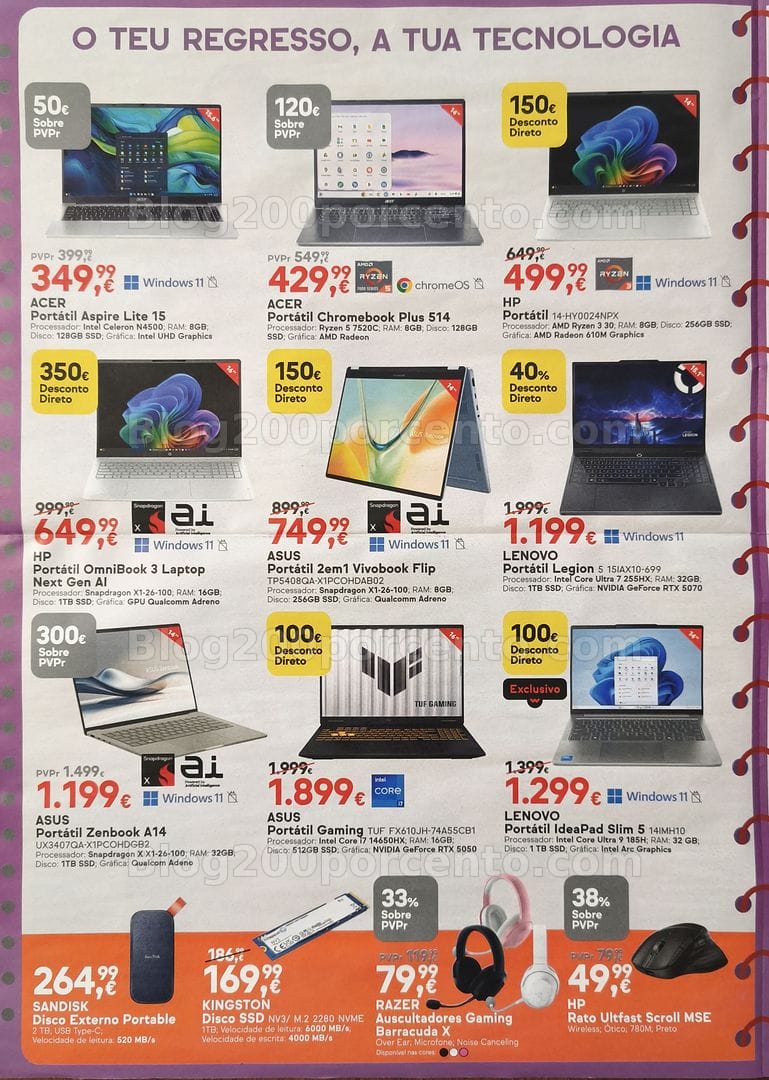 Antevisão Folheto WORTEN Promoções de 15 a 29 setembro
