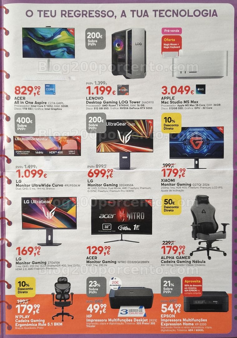 Antevisão Folheto WORTEN Promoções de 15 a 29 setembro