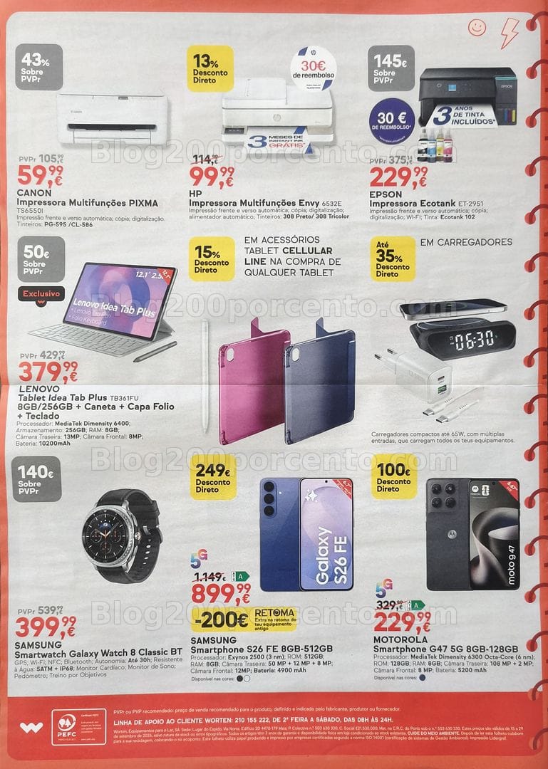 Antevisão Folheto WORTEN Promoções de 15 a 29 setembro