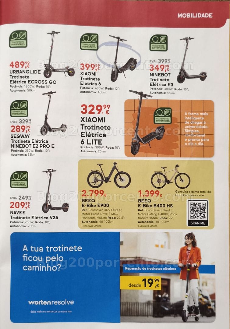 Antevisão Folheto WORTEN Promoções de 22 setembro a 12 outubro