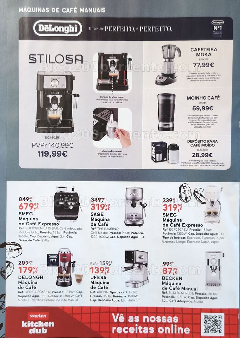 Antevisão Folheto WORTEN Especial Café Promoções até 29 setembro