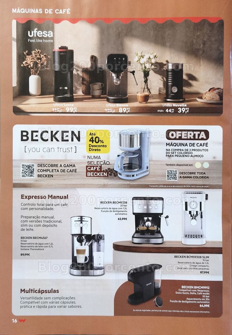 Antevisão Folheto WORTEN Especial Café Promoções até 29 setembro