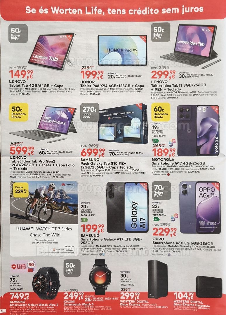 Antevisão Folheto WORTEN Life Promoções até 29 setembro
